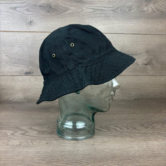 Alo Yoga Black Bucket Hat Ethos Brand Size L/XL 100% Cotton Bucket Hat - Picture 5 of 9